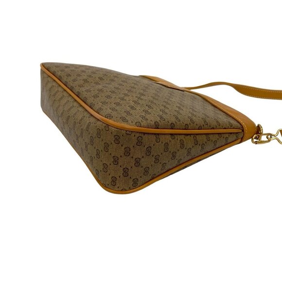 GUCCI Brown Leather Shoulder Bag - Picture 8 of 9